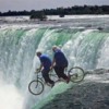 Bike over falls